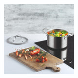 Kuhn Rikon Allround 24cm Stainless Steel Stockpot with Glass Lid