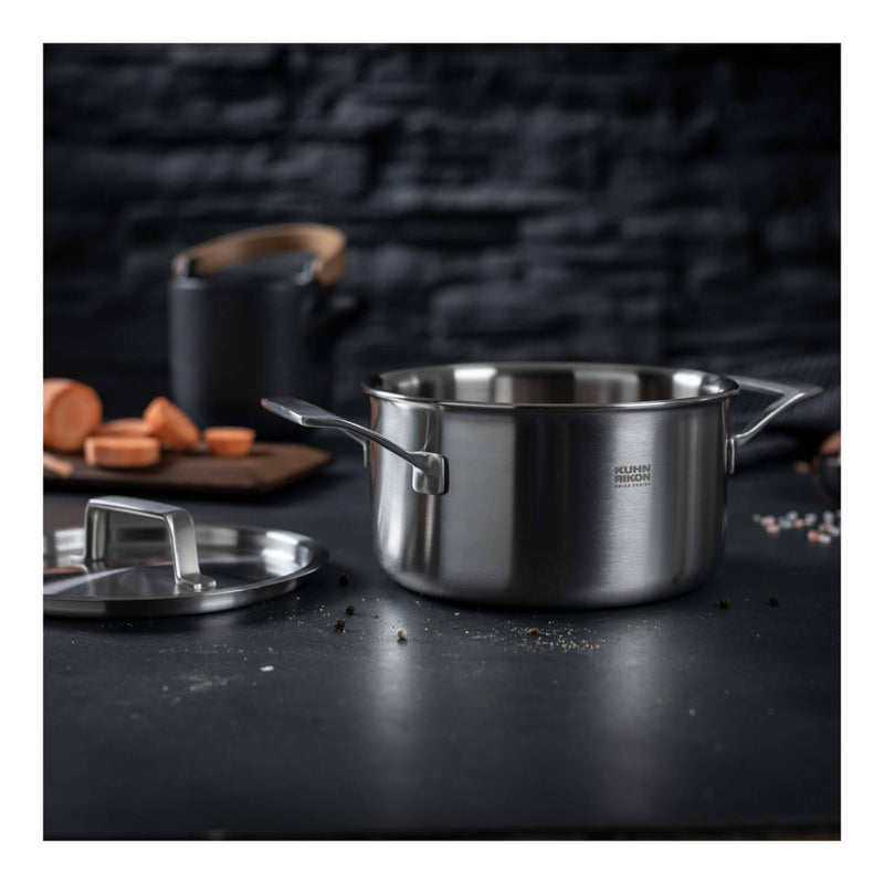 Kuhn Rikon Culinary Fiveply 20cm Stainless Steel Casserole