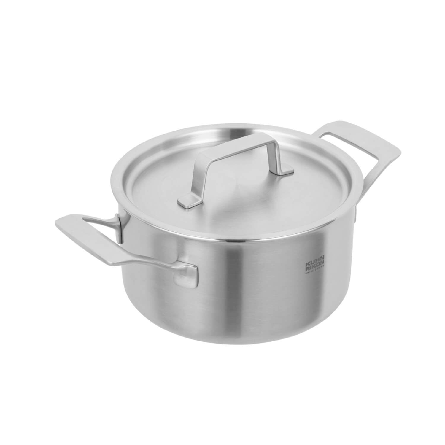 KUHN RIKON CULINARY FIVEPLY Stielkasserolle 3,4 Liter – 5-lagig, Induktionstauglich, 20 Cm
