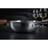 Kuhn Rikon Culinary FivePly 20cm Uncoated Chef’s Pan