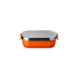 Le Creuset 'On The Go' Stainless Steel 900ml Rectangular Lunch Box - Volcanic