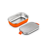 Le Creuset 'On The Go' Stainless Steel 900ml Rectangular Lunch Box - Volcanic