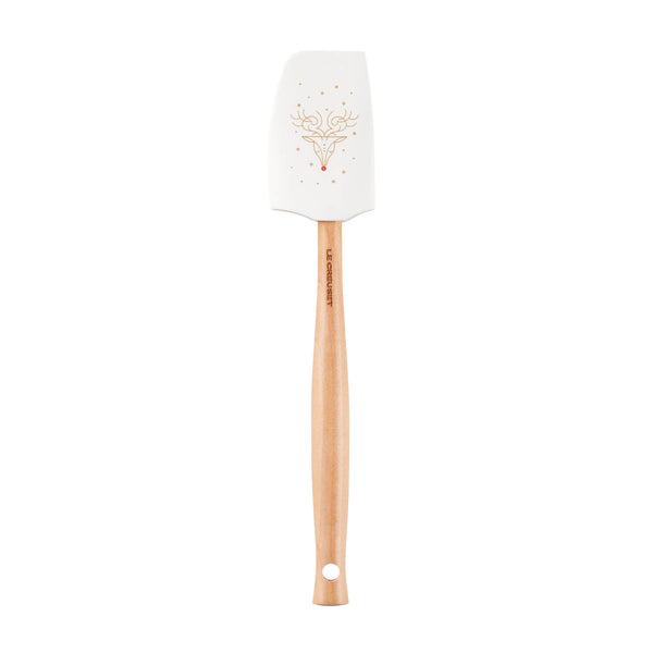 Le Creuset Craft Rudolph Medium Silicone Spatula - White