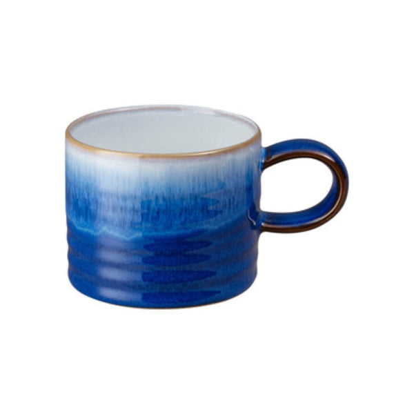 Denby Blue Haze Stoneware 295ml Small Ridged Mug
