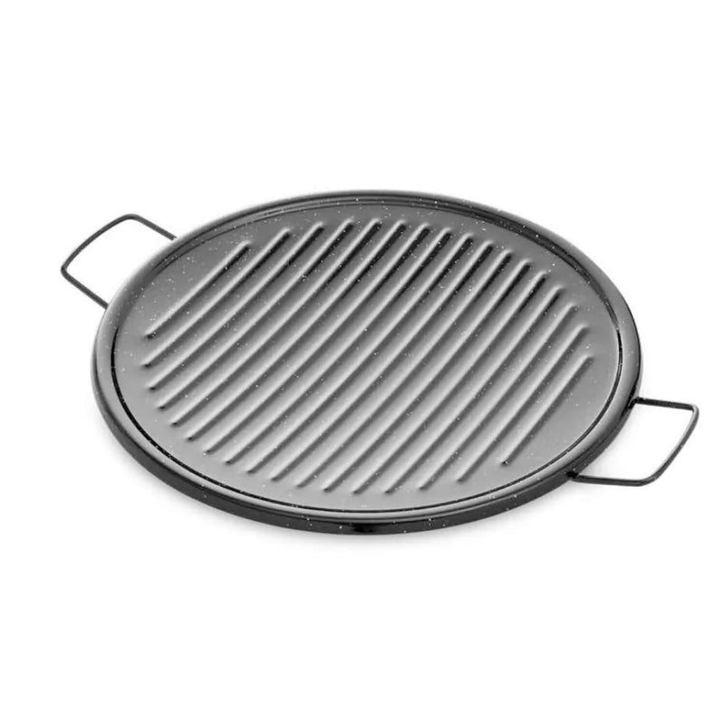 Vaello Enamel Coated Ridged Grill Pan - 36cm