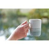 Denby Kiln 410ml Ridged Mug - Green