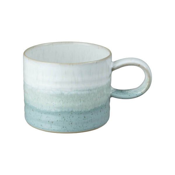 Denby Kiln 295ml Small Ridged Mug - Green