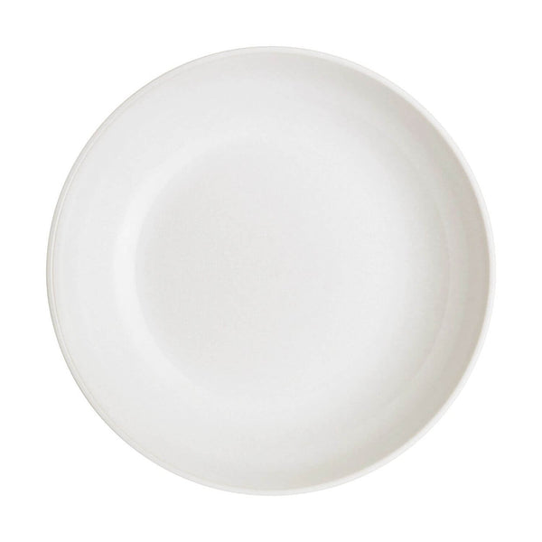 Denby Elements 22cm Coupe Pasta Bowl - Stone White