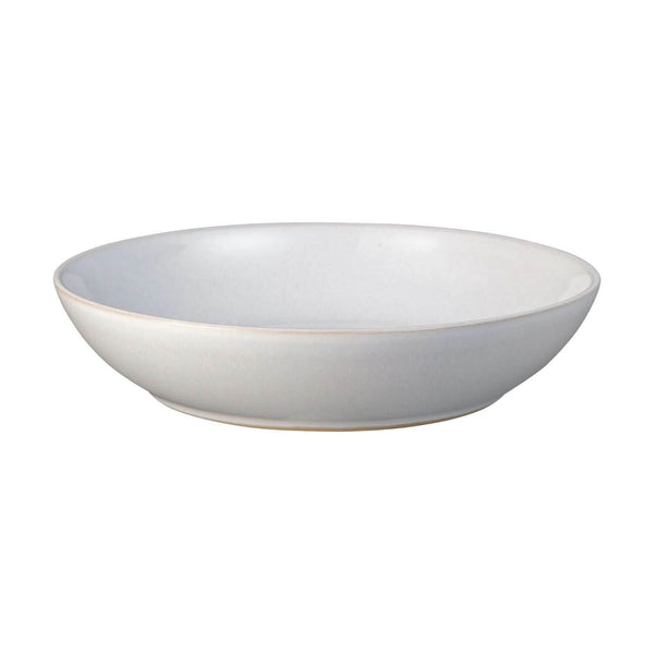 Denby Elements 22cm Coupe Pasta Bowl - Stone White