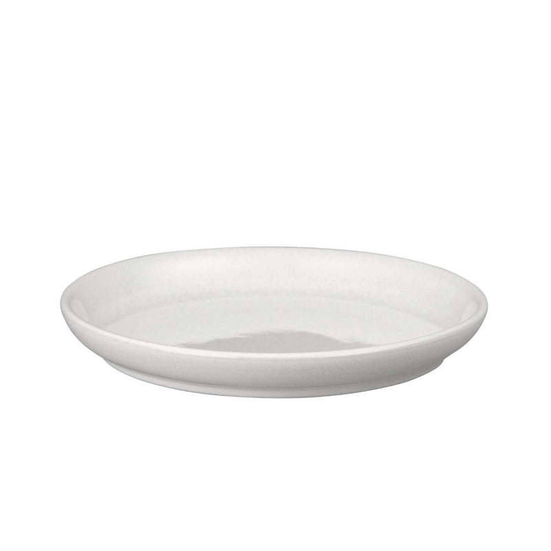 Denby Elements 21cm Medium Coupe Plate - Stone White