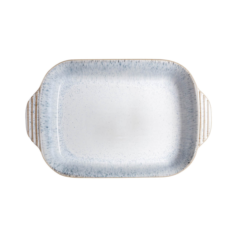 Denby Kiln 21.5cm Small Rectangular Oven Dish - Blue