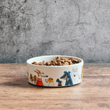 Bia International 15cm Stoneware Dog Bowl - From Wags To Whiskers