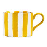 Bia International 350ml Stoneware Stripes Mug - Yellow