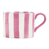 Bia International 350ml Stoneware Stripes Mug - Pink