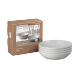 Denby Stoneware 4-Piece Pasta Bowls - Dove Grey