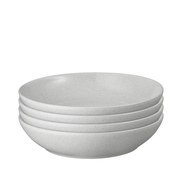 Denby Stoneware 4-Piece Pasta Bowls - Dove Grey