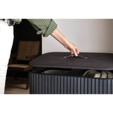 Joseph Joseph Tota Luxe 90 Litre Laundry Separation Bamboo Basket - Black