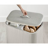 Joseph Joseph Tota Luxe 90 Litre Laundry Separation Bamboo Basket - Ecru
