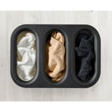 Joseph Joseph Tota Trio Luxe 90 Litre Laundry Separation Bamboo Basket - Black