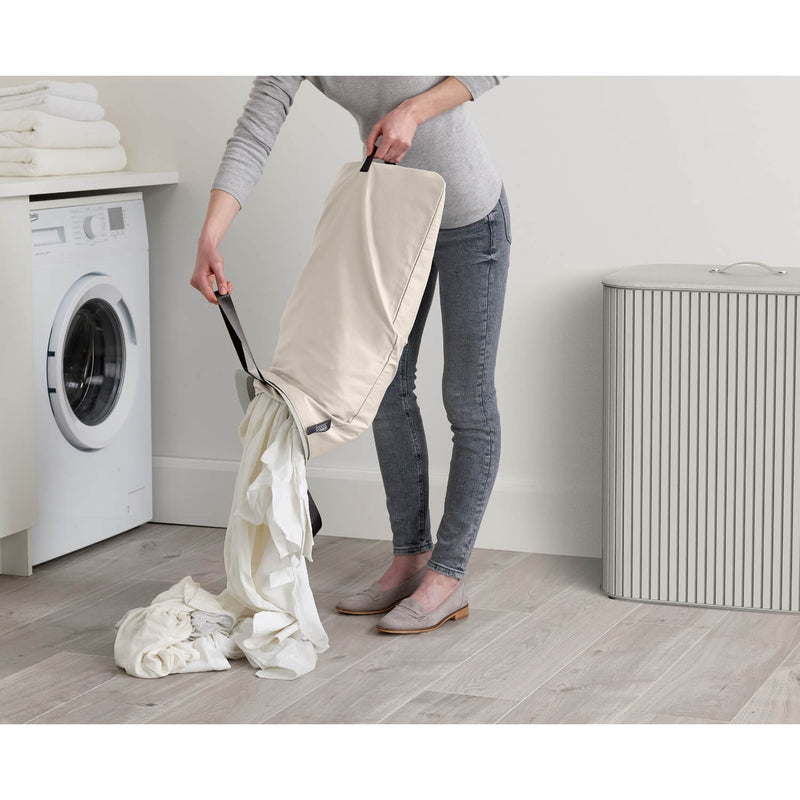 Joseph Joseph Tota Trio Luxe 90 Litre Laundry Separation Bamboo Basket - Ecru