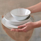 Denby Stoneware Kiln 12 Piece Dinnerware Set - Coral