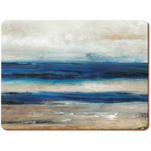 Creative Tops Set Of 4 Premium Placemats - Blue Abstract