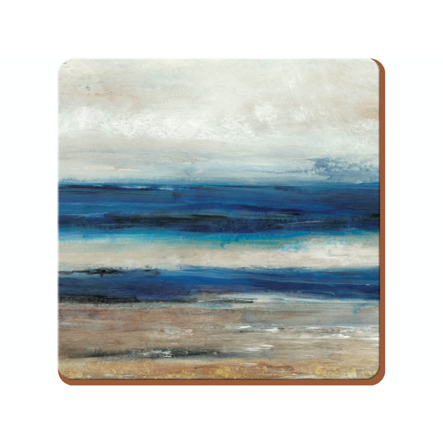 Buy Creative Tops | Set Of 6 Premium Coasters - Blue Abstract – Potters ...