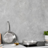 Le Creuset Classic 3-Ply Stainless Steel 24cm & 28cm Uncoated Frying Pan Set