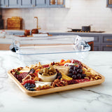 Farberware Build-a-Board 38cm x 28cm Rectangular Bamboo Board with Lid