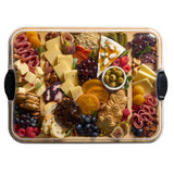 Farberware Build-a-Board 40.5cm x 30.5cm Rectangular Divided Bamboo Board with Lid
