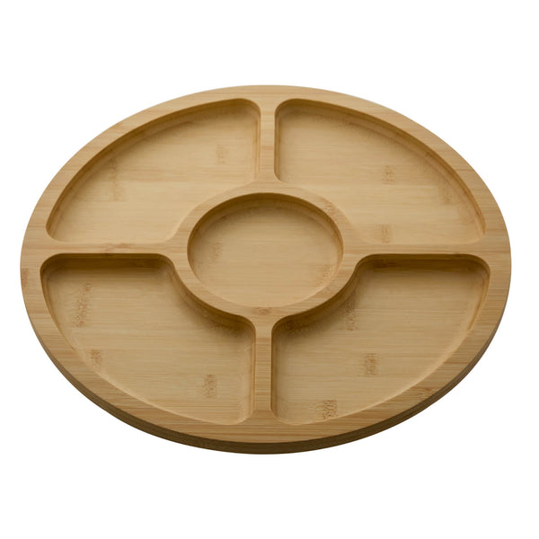 Farberware Build-a-Board 35.5cm Round Divided Serving Board with Lid