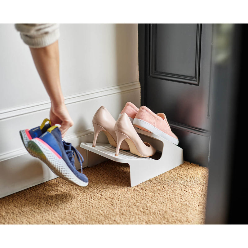 Joseph Joseph Shoe-In Space-Saving Shoe Rack - Ecru