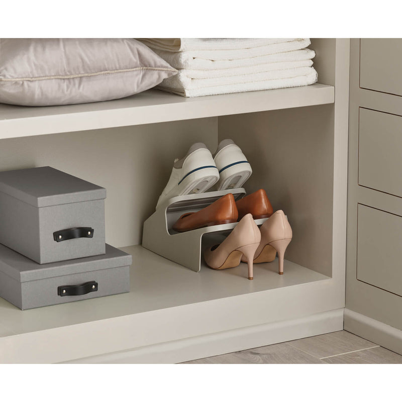 Joseph Joseph Shoe-In Space-Saving Shoe Rack - Ecru