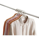 Joseph Joseph Orderly Set of 5 Anti-Tangle Clothes Hangers - Ecru