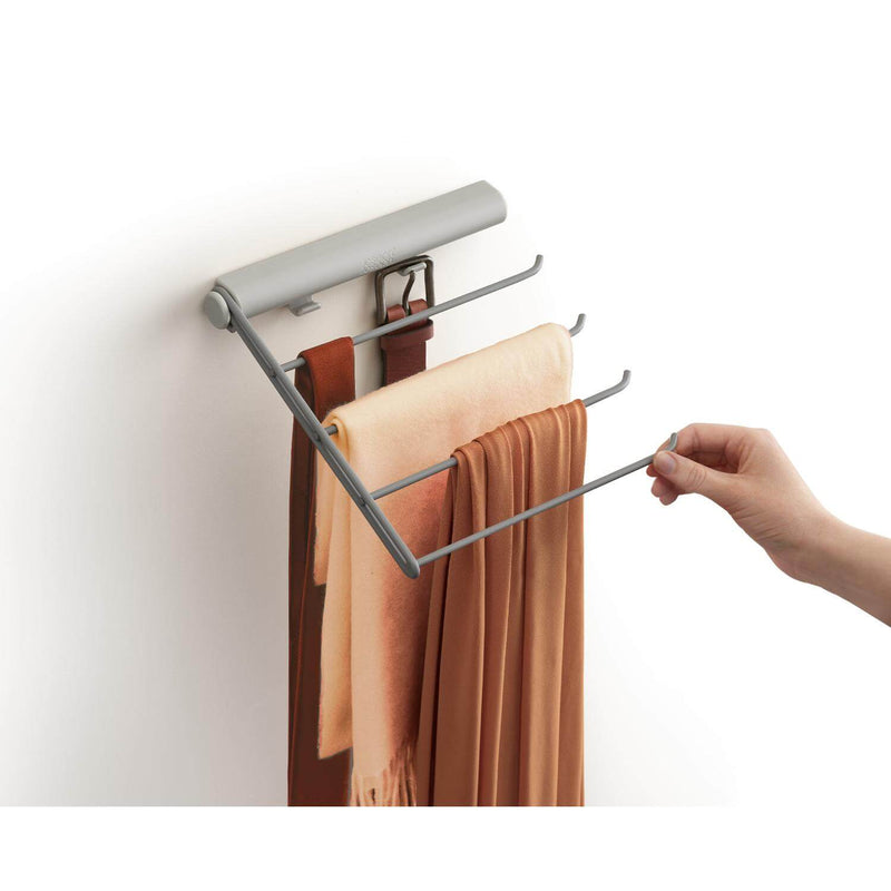 Joseph Joseph Orderly Belt, Tie & Scarf Hanging Rail - Ecru