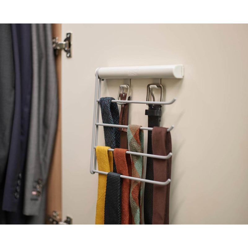 Joseph Joseph Orderly Belt, Tie & Scarf Hanging Rail - Ecru