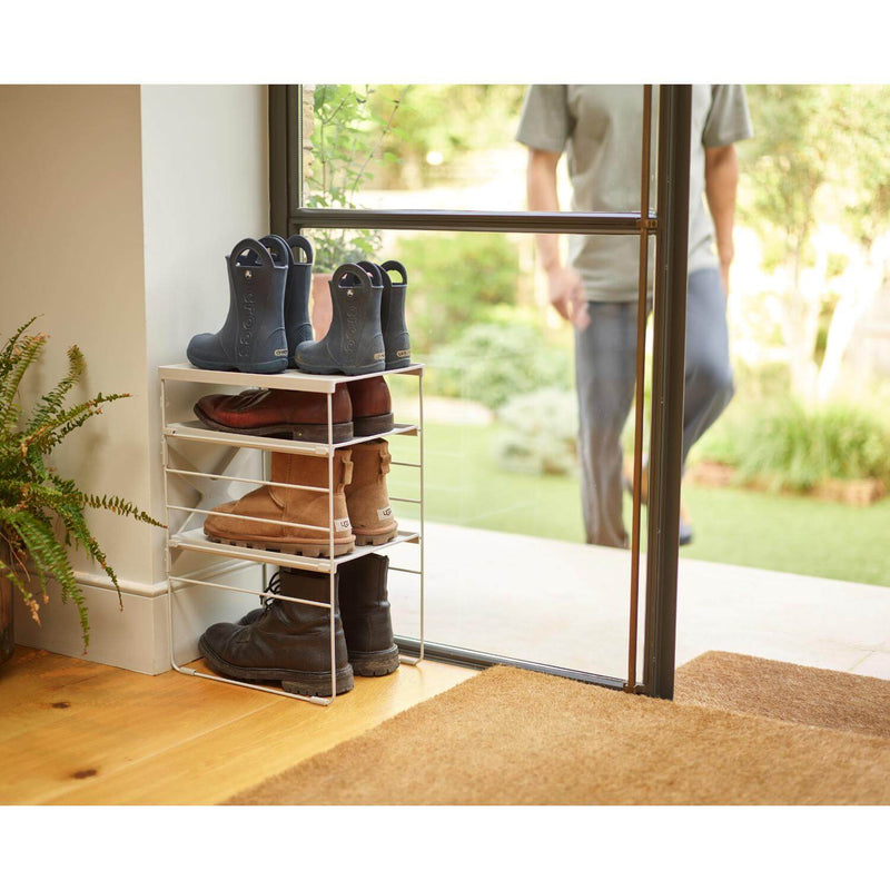 Joseph Joseph Level Adjustable Shoe Rack - Ecru