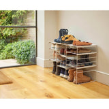 Joseph Joseph Level Plus Large Adjustable Shoe Rack - Ecru