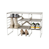 Joseph Joseph Level Plus Large Adjustable Shoe Rack - Ecru