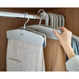 Joseph Joseph Orderly™ Easy-Grip Set of  2 Trouser & Skirt Hanger Set - Ecru