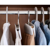 Joseph Joseph Orderly™ Easy-Grip Set of  2 Trouser & Skirt Hanger Set - Ecru