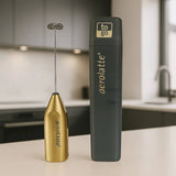 Aerolatte To Go Frother With Storage Tube - Champagne Gold