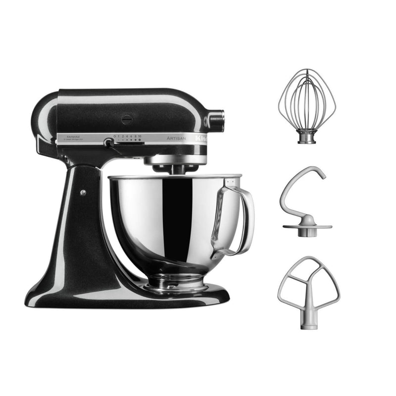Buy KitchenAid Artisan 125 Stand Mixer Onyx Black Potters Cookshop