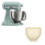 KitchenAid Artisan Plus 4.7 Litre Tilt Head Stand Mixer - Mint Julep - With Free Ceramic 4.7L Beehive Mixing Bowl