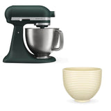 KitchenAid Artisan Plus 4.7 Litre Tilt Head Stand Mixer - Pebbled Palm - With Free Ceramic 4.7L Beehive Mixing Bowl