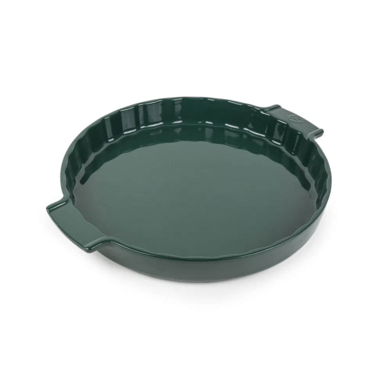 Peugeot Appolia 30cm Ceramic Tart Dish - Forest Green