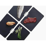 Joseph Joseph Folio Steel 4-Piece Chopping Board Set - Rose Gold