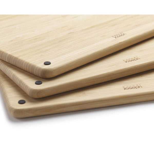 Joseph Joseph Folio Steel Bamboo 3-Piece Chopping Board Set