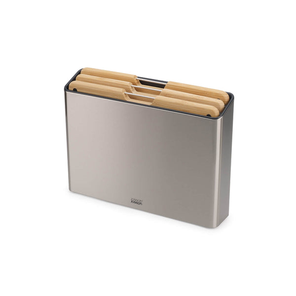 Joseph Joseph Folio Steel Bamboo 3-Piece Chopping Board Set