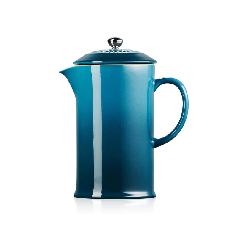 Le Creuset Stoneware Cafetiere - Deep Teal